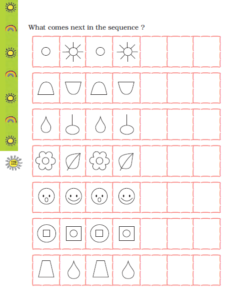 Ncert class 1 maths patterns